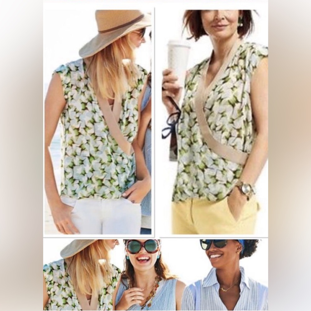 Cabi Butterfly blouse Size M
